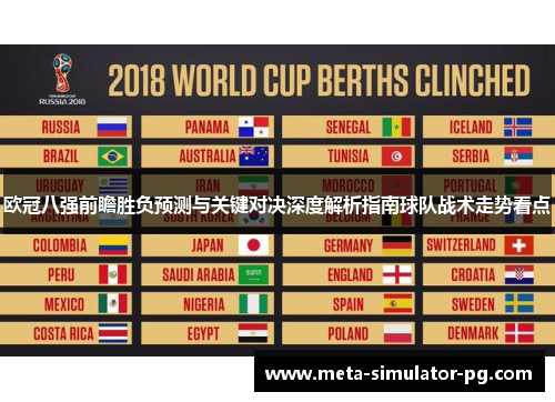 欧冠八强前瞻胜负预测与关键对决深度解析指南球队战术走势看点